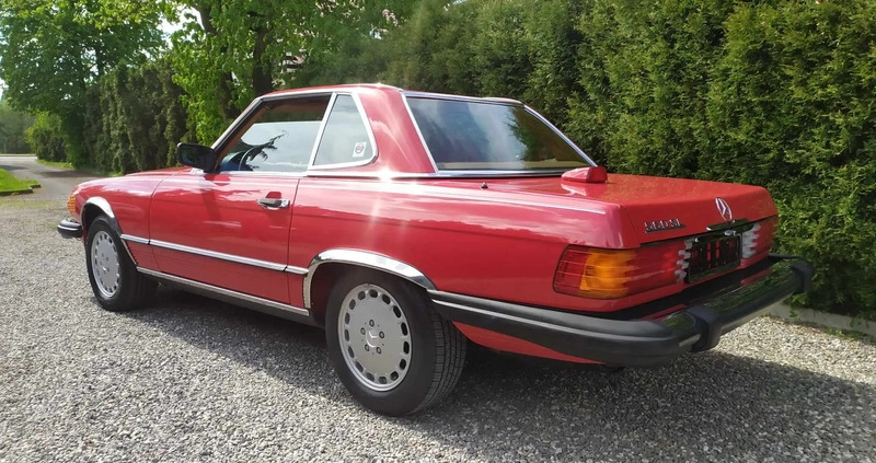 Mercedes-Benz SL cena 139000 przebieg: 111000, rok produkcji 1987 z Ogrodzieniec małe 781